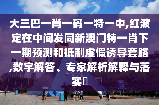 大三巴一肖一碼一特一中